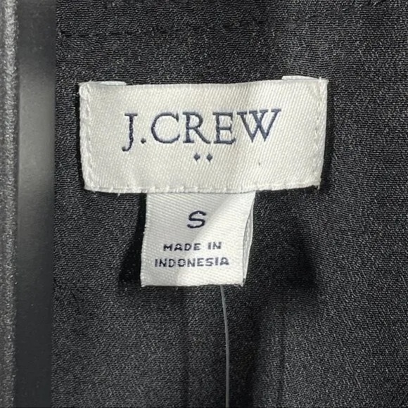 NEW! J CREW BLACK & GOLD DOT BLOUSE TOP! WOMENS SMALL! - Picture 4 of 5